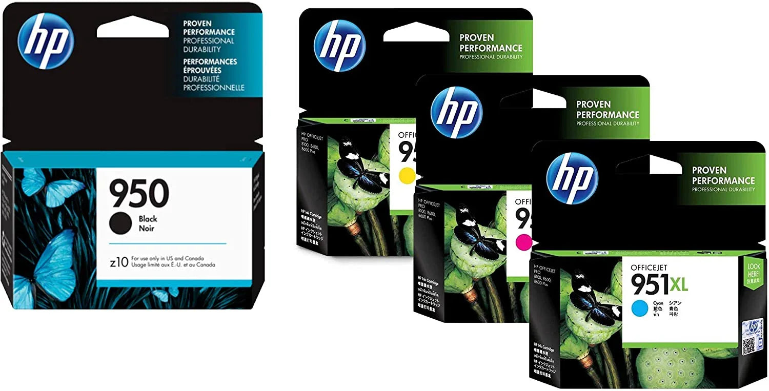 Hp 950 Black & Hp 951xl Ink Cartridge Color Set - eBuy UAE